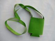 Green Neoprene Blank Can Koozie Coozie Carrier Cooler with a 43.3 Reflective Lanyard Easy to Carry when doing Sports for 330ml 12oz can koozies coozies