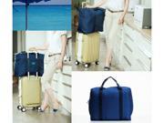 Portable Travel Storage Bag Luggage Packing Clothes Organizer Cube Waterproof bags large capacity carrier deep blue