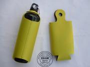 Insulated Neoprene Water Bottle Koozie Cooler for 750ml Bottle Blank Light weight Coozie Yellow