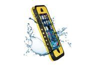 New Waterproof Shockproof Dirt Proof Fingerprint identification Hard Case Cover For Apple iPhone 5S 5 cell phone cases covers yellow