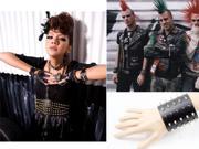 2014 Fashion Spiked Studded Wristband Leather Wrist arm Band Cuff Strap Rock Punk Rocker Biker Goth Gothic Metal Stylish Decorations Cool new Black