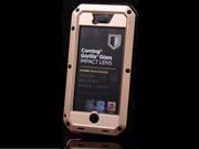 For Apple iPhone 5 cases covers Genuine Case Cover Skin Gorilla Glass Waterproof Dustproof Shockproof frame skin gorgeous metallic case New golden
