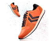 1 Pair NEW Men Casual Comfort Outdoor Sports Shoes Running Sneakers Orange US Size 5.5 CH Size 39