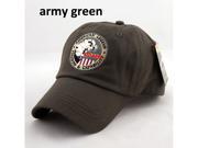 1PC New Men Women Outdoor Sports Adjustable 100% Cotton Golf Baseball Canvas Sun Cap Hat Army Green Size 7 7 1 2