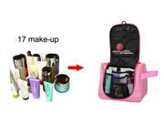 1PC New Travel Toiletry Makeup Cosmetic Wash Bag Organizer Waterproof Holder Carry Bag Case Purse Pink