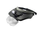 Express Panda Head Visor Magnifying Glasses with LED Light