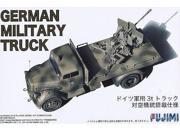 1 72 German Military Truck w Antiaircraft Gun Plastic model