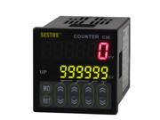 Sestos Industial 6 Digital Preset Scale Counter Control Tact Switch 100 240V CE Certificate Scaler Count Controller