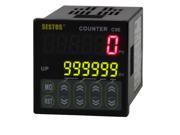 Sestos Industial 6 Digital Preset Scale Counter Control Tact Switch 100 240V CE Certificate Scaler Count Controller range 1 999999