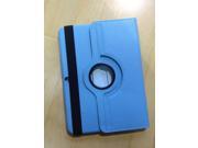 For Samsung Galaxy Tab 3 10.1 P5200 P5210 P5220 360 Rotating Leather Case Cover Light Blue