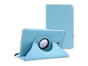 360° Rotating Folding Case Cover Film Stylus For Samsung Galaxy Tab 3 7.0 7 Light Blue