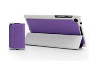 Magnetic Slim PU Leather Stand Case Smart Cover For New Google Nexus 7 FHD 2nd Purple