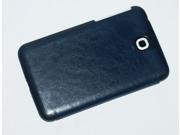 Slim Flip Leather Case w Sucker For Samsung Galaxy Tab 3 7.0 P3200 P3210 T210 Deep Blue