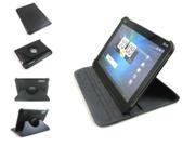 Stand Leather Case Cover for HTC Jetstream 10.1 Tablet Black