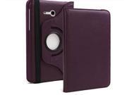 360° Rotating Leather Stand Case Cover For Samsung Galaxy Tab 3 Lite 7.0 T110 7 Purple