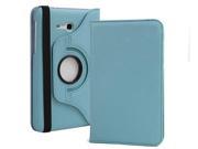 360° Rotating swivel Leather Stand Case Cover For Samsung Galaxy Tab 3 Lite 7.0 T110 7 Blue