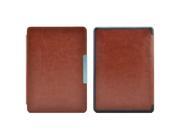 Ultra Slim Magnetic Folio Leather Case Cover Hard Shell For Kobo Touch eReader Brown