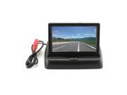 4.3 inch Folding TFT LCD Monitor Car Rear View Color System w 2 Channel Video Input