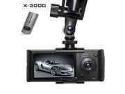 Car DVR Design Dual Len Car Camera With GPS And 3D G Sensor With Retail Box