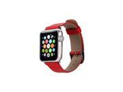 For Apple Watch iWatch Replacement Real Leather Strap Band Wrist Belt w Metal Clasp