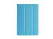 Ultra Slim Magnetic PU Leather Smart Cover With Hard Back Case For iPad Mini 4 Light blue