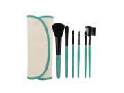 Professional 7pcs Makeup Brush Set tools Make up Toiletry Kit Wool Brand Make Up Brush Set Case White