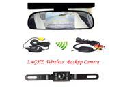 4.3 Car TFT LCD Monitor Mirror Wireless Reverse Car Rear View Backup Camera Kit