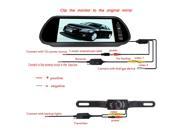 7 inch TFT LCD Rear View Mirror Monitor 2.4GHz Wireless Reverse Car Rear View Backup Camera Kit
