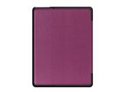 For Amazon Kindle Oasis Folio PU leather Case Slim Smart Cover Purple