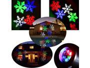 LED Snowflake Lights Projector Christmas Garden Decoration Auto Moving Snowflake Indoor Outdoor