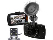 Dual Cameras Car DVR G30 Dash Cam 1080P FHD Video Recorder With Backup Rear View Camera Night Vision