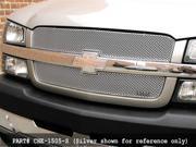 2002 2006 CHEVY AVALANCHE UPPER GRILLE 2 Pieces w o body cladding Gloss Black Finish