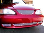 1994 1998 FORD MUSTANG UPPER GRILLE Aluminum Silver