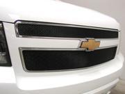 2007 2013 CHEVY AVALANCHE UPPER GRILLE 2 Pieces Gloss Black Finish