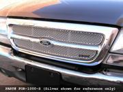 1998 2000 FORD RANGER 2WD UPPER GRILLE 2 Pieces Gloss Black Finish