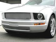 2005 2009 FORD MUSTANG UPPER GRILLE V6 Model will not fit pony light grille package Aluminum Silver