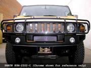 2003 2007 HUMMER H2 GRILLE UPPER and LOWER for vehicles with o.e.m grille gard Black Finish