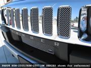 2008 2010 HUMMER H2 GRILLE UPPER and LOWER Black Finish