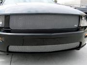2005 2009 FORD MUSTANG UPPER GRILLE [1 Piece; removes lamps GT Model Aluminum Silver