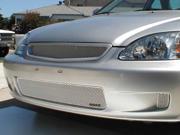 1999 2000 HONDA CIVIC ALL LOWER GRILLE Aluminum Silver