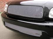 2001 2004 TOYOTA SEQUOIA GRILLE UPPER and LOWER INSERT Silver Finish