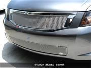 2008 2010 HONDA ACCORD 2DR GRILLE UPPER and LOWER center only Silver Finish