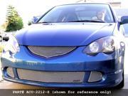 2002 2004 ACURA RSX GRILLE UPPER and LOWER w o factory fog lamps Black Finish