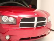 2006 2010 DODGE CHARGER UPPER GRILLE 4 Pieces all except SRT modles Gloss Black Finish
