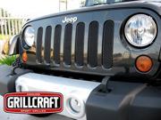 2007 2013 JEEP JEEP WRANGLER UPPER GRILLE 7 Pieces fits all wrangler 2 4 door models Gloss Black Finish