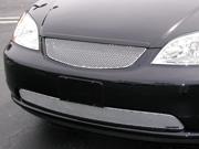 2001 2003 HONDA CIVIC Non SI Models GRILLE UPPER and LOWER Silver Finish