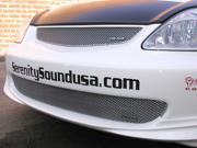 2002 2005 HONDA CIVIC SI Models GRILLE UPPER and LOWER Silver Finish