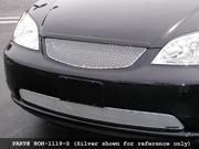 2001 2003 HONDA CIVIC Non SI Models GRILLE UPPER and LOWER Black Finish