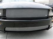 2005 2009 FORD MUSTANG GRILLE UPPER 1pc removes lamps and LOWER GT Model will not fit california special bumper Silver Finish