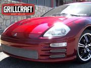 2000 2002 MITSUBISHI ECLIPSE All Models LOWER GRILLE KIT 5pc also fits convertable model Gloss Black Finish